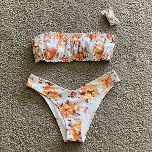 Abercrombie & Fitch Floral Bikini Top